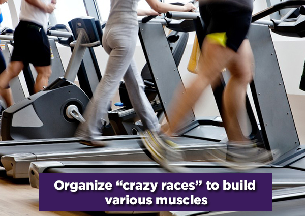 Organize-crazy-races-to-build-various-muscles